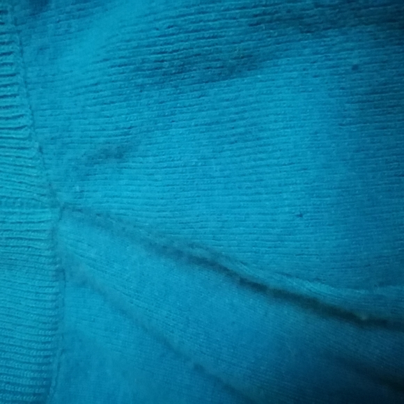 Blue wool elastic skirt - Picture 8 of 9